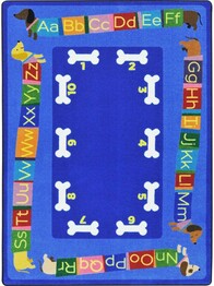 Joy Carpets Kid Essentials Doggone Good Alphabet Multi